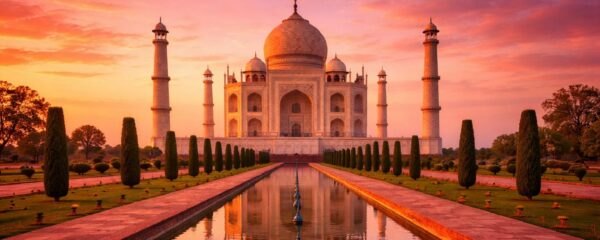Taj Mahal Sunset View