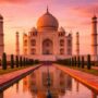 Taj Mahal Sunset View
